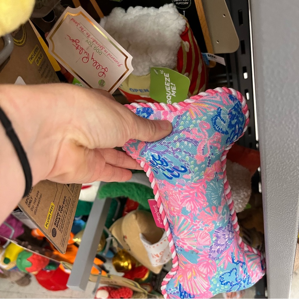 Brand new Lilly Pulitzer dog toy